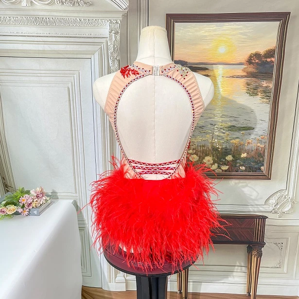 Red Feather Stone Jazz Competition Leotard | G052