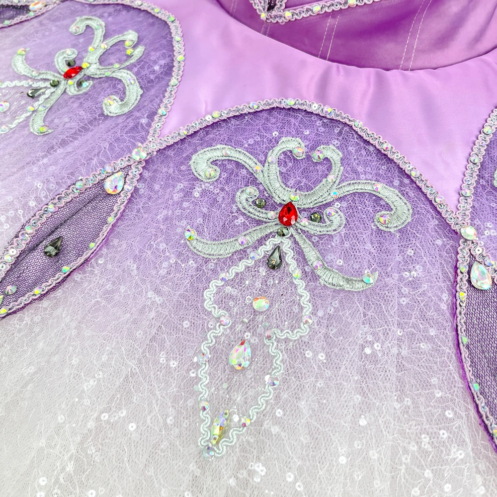 Lavender Ombre Professional Ballet Pancake Tutu | T1509