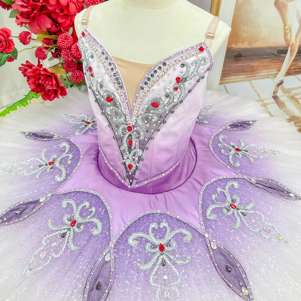 Lavender Ombre Professional Ballet Pancake Tutu | T1509