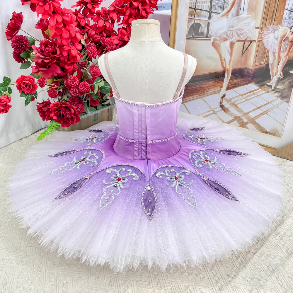 Lavender Ombre Professional Ballet Pancake Tutu | T1509