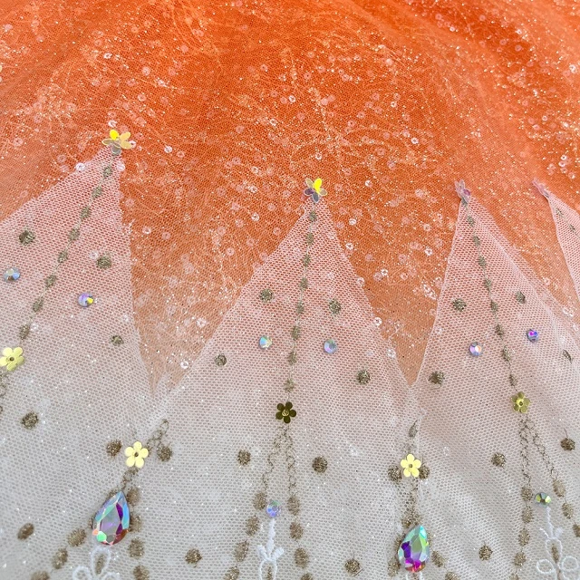 Yellow Orange Ombre Ballet Competition Pancake Tutu | T1504