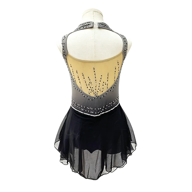 Blue Ombre Rhinestone Artistic Gymnastics Costume|AL-G24004