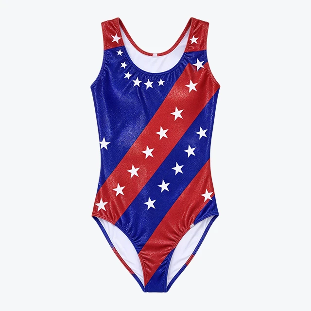 Colorful Gradient Kids Gymnastics Training Leotard|XY051